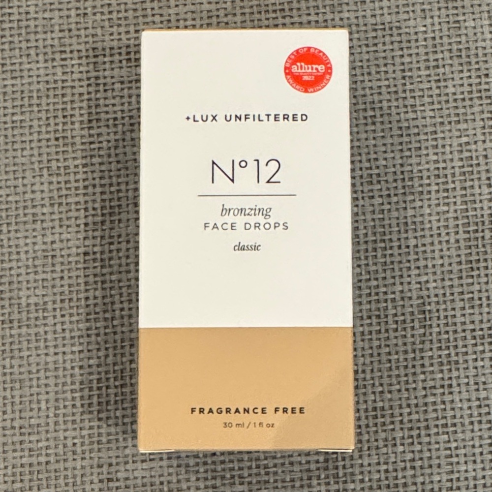 N°12 Bronzing Face Drops Classic fragrance feee 30ml healthy glow skincare TAN